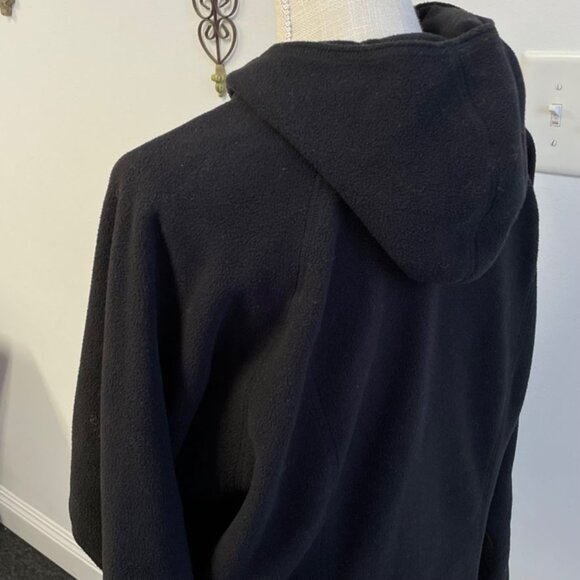 Marmot Polartec Women's Hooded Fleece Jacket - Black - Size L - GUC - Picture 6 of 7